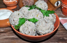 Ежики отварные