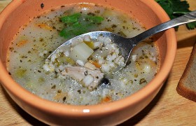 Рассольник ленинградский